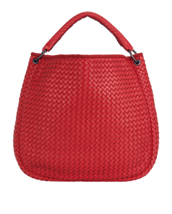 XL Intrecciatio Hobo, Leather/Wool, Red, 2013 A, DB/P, 3*